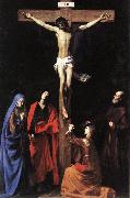 TOURNIER, Nicolas Crucifixion set painting